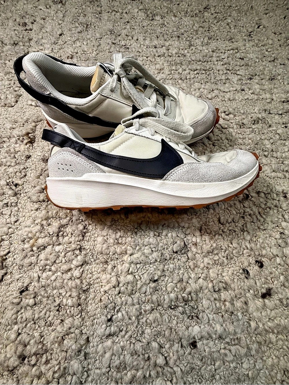 Nike Waffle One "Summit White/Black" Sneakers
